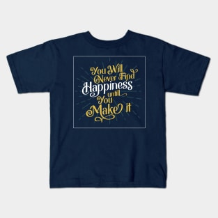 Find Happiness Kids T-Shirt